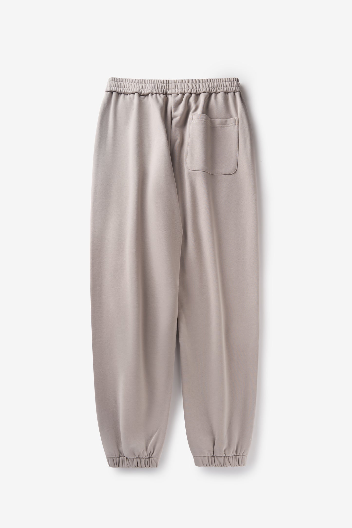 Embroidered Varsity Sweats - Bone Grey