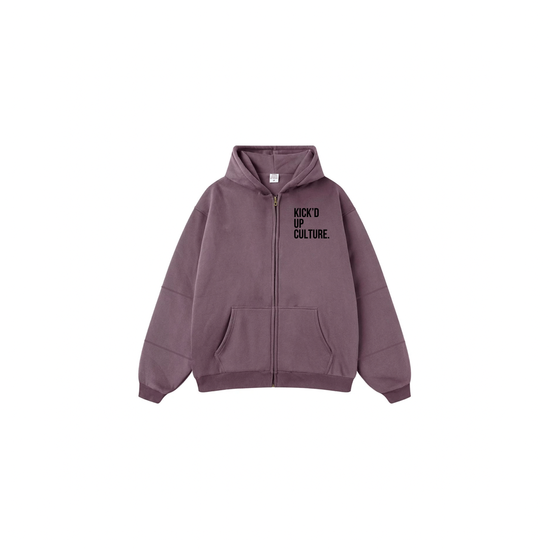 Full Zip Hoodie - Purple