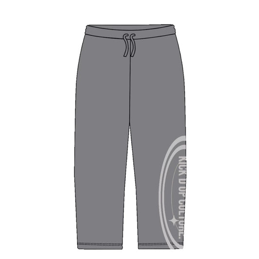 Chain Stitch Sweatpants - Grey