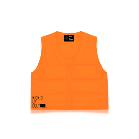 Puffer Vest - Orange