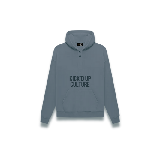 Button Hoodie - Teal